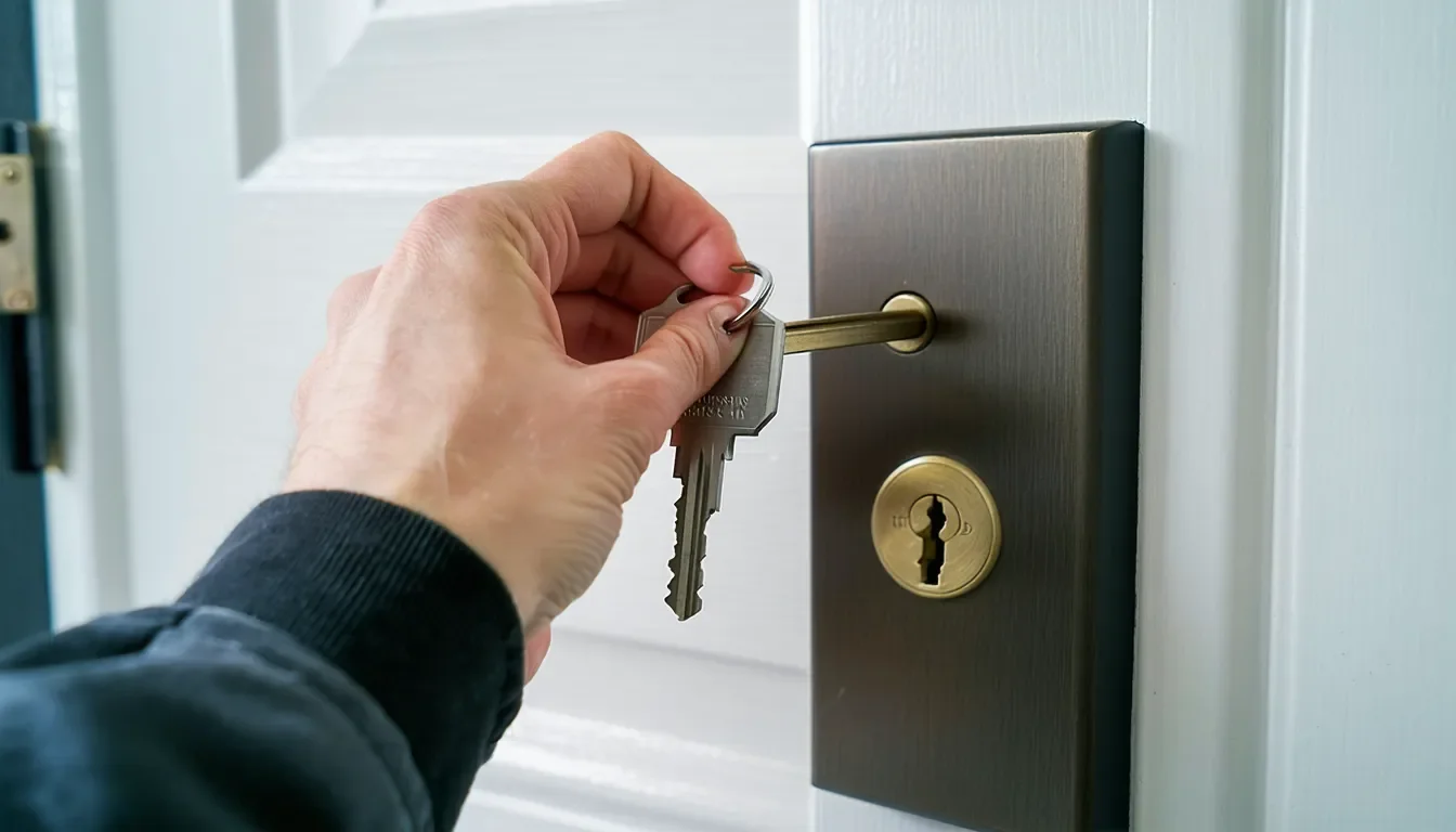 Clé bloquée dans la serrure d’une porte : les solutions pratiques pour éviter la casse